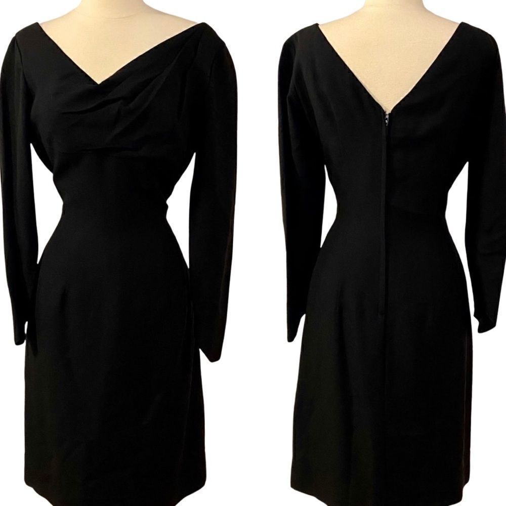 True Vintage 1950’s VaVaVoom Lilli Diamond Pin-Up Rockabilly LBD Dress